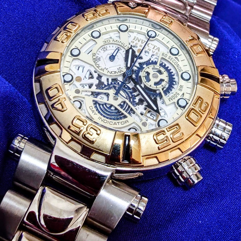 Invicta Subaqua Noma 1 Reserve Swiss Made 47mm Mens Watch EUC - Picture 2 of 9